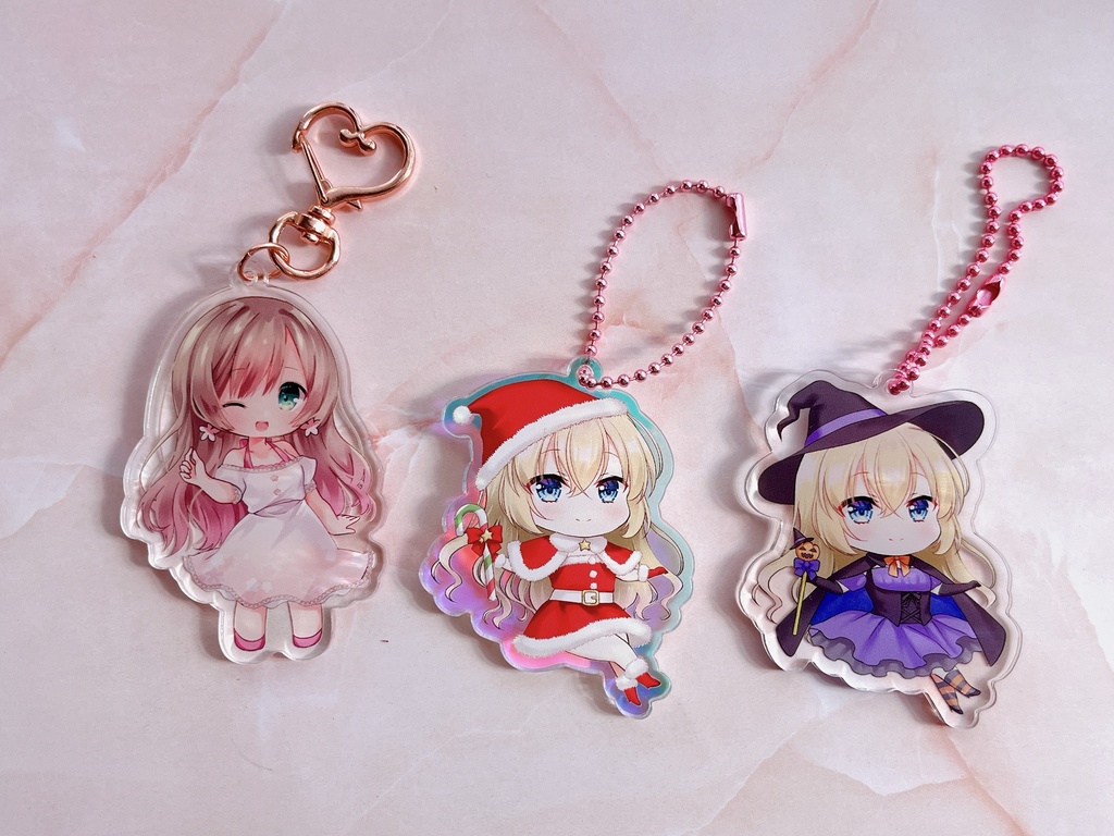 【MerryCristmas!!】きげさくアクキー【オーロラばーじょん!】