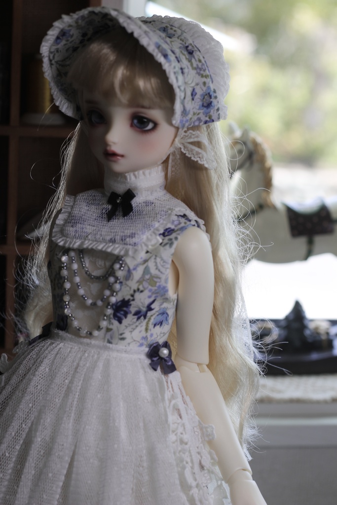 【M様専用】SD〜SD13女の子用ワンピースセット(ブルー小花柄)