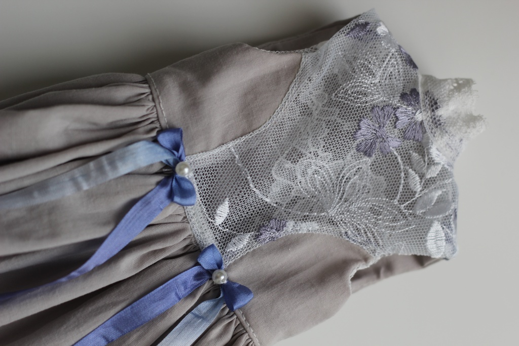 SD女の子用クラシック風ドレスセット