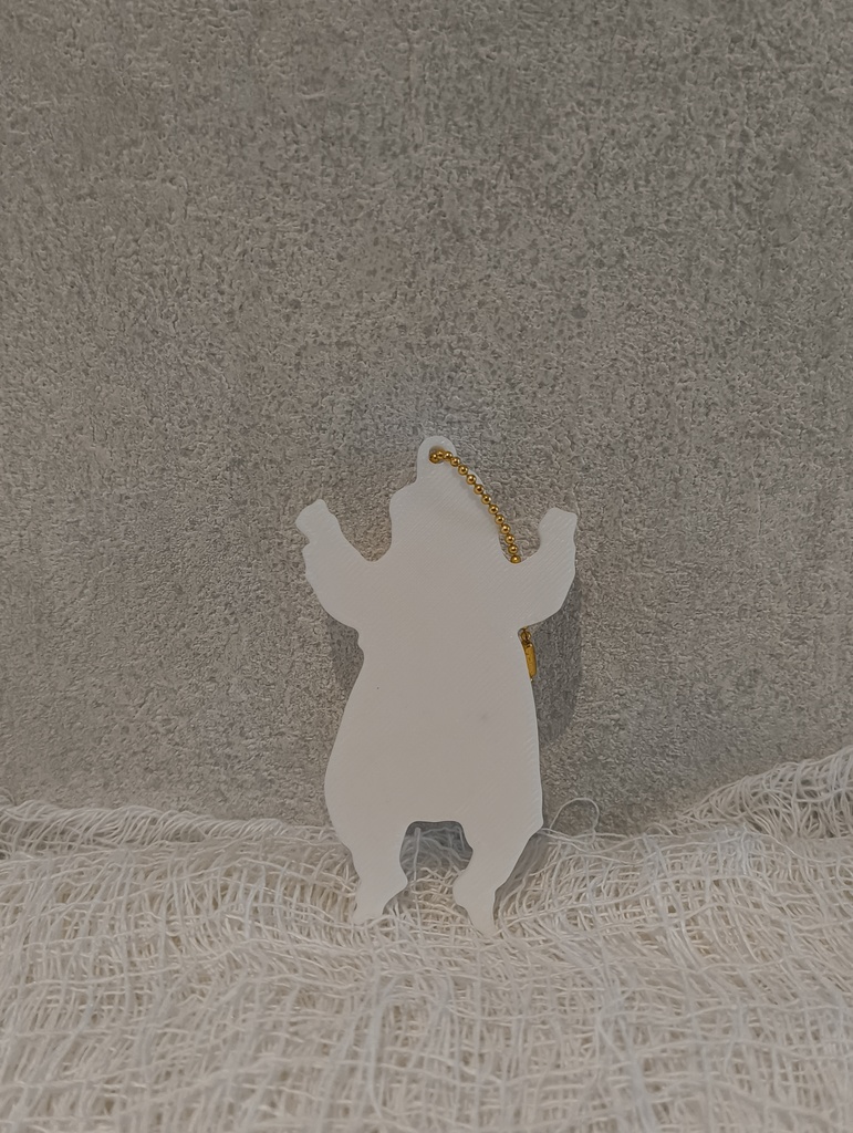 【ミニチュアベビー】キーホルダーシルエットタイプ スキャンデータを基にお作りします。 メモリアル,記念日,成長記録