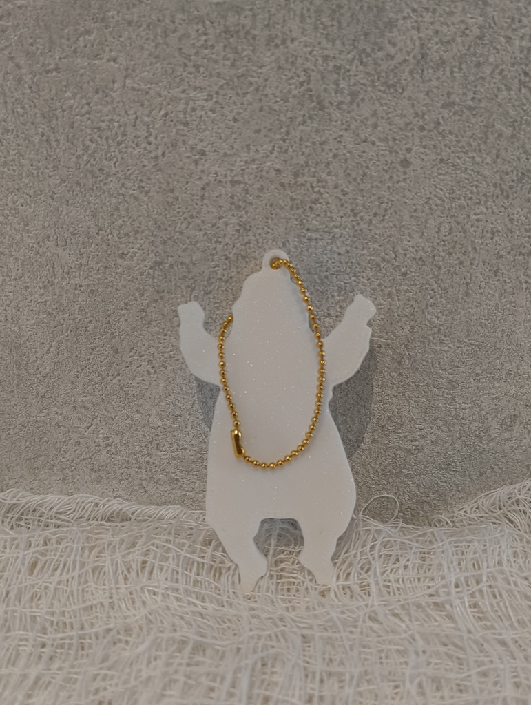 【ミニチュアベビー】キーホルダーシルエットタイプ スキャンデータを基にお作りします。 メモリアル,記念日,成長記録