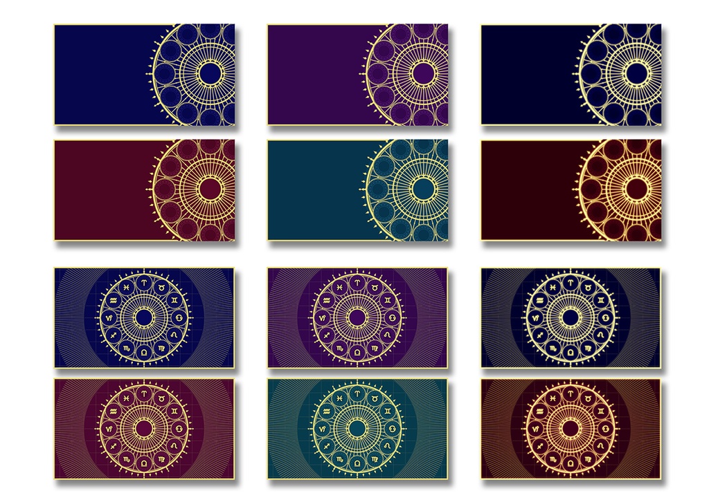 背景素材 004/黄道12星座