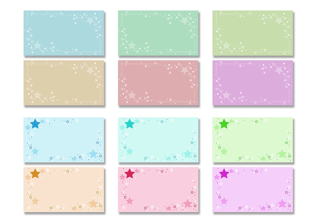 背景素材 011/星もよう 02