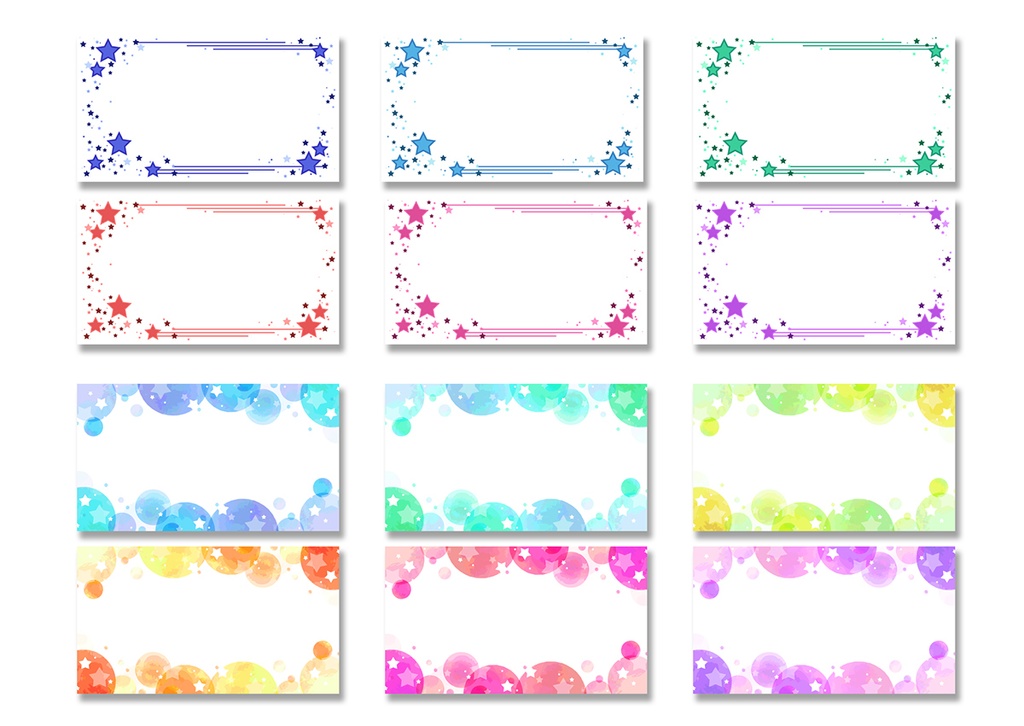 背景素材 011/星もよう 02