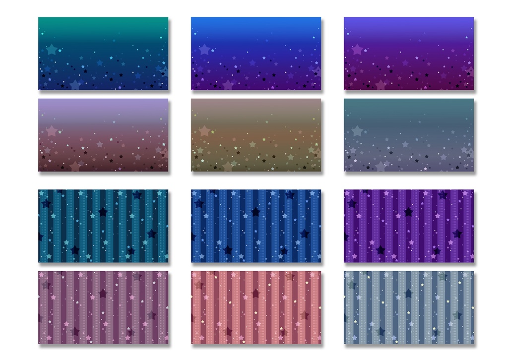 背景素材 012/星もよう03