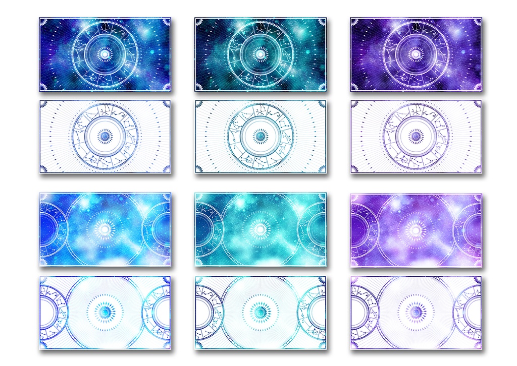 背景素材 016/天文時計