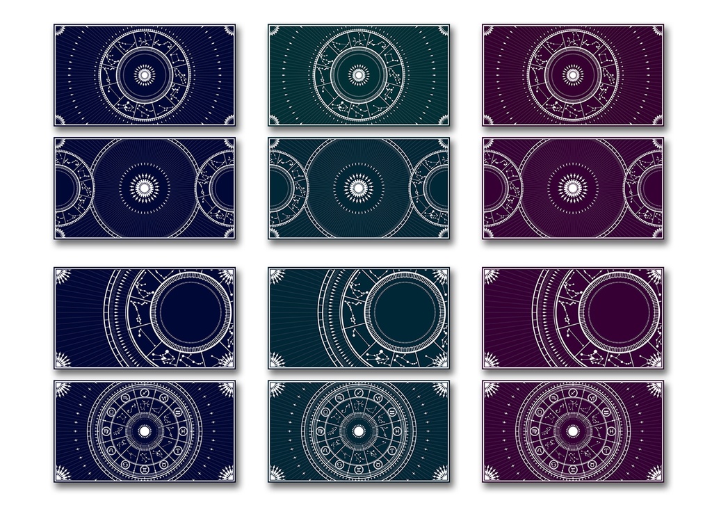 背景素材 016/天文時計