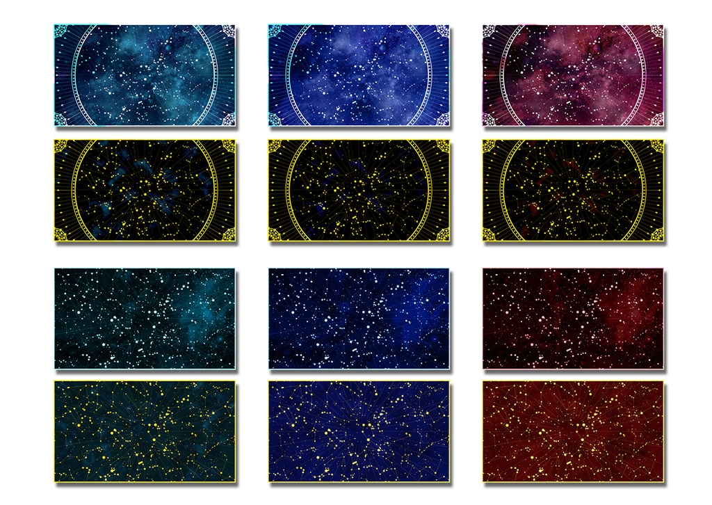 背景素材 018/冬の星座