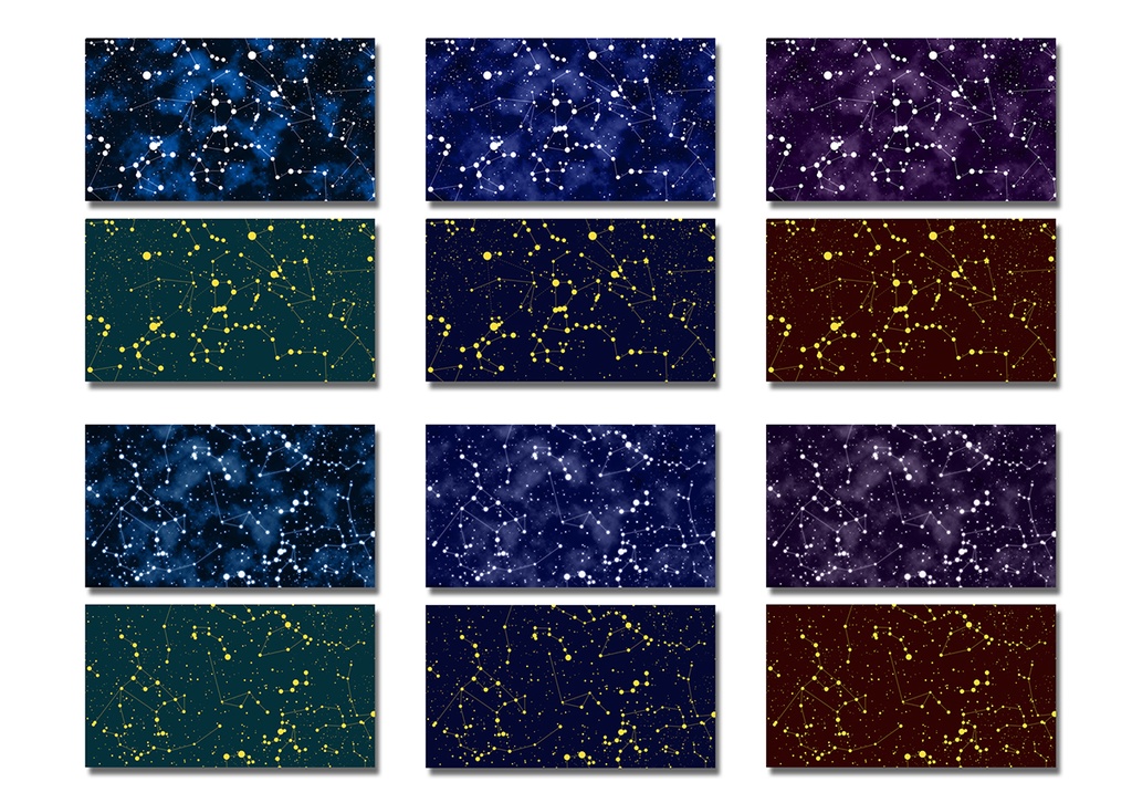 背景素材 018/冬の星座