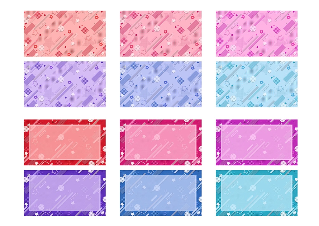 背景素材 020/メンフィスパターン風