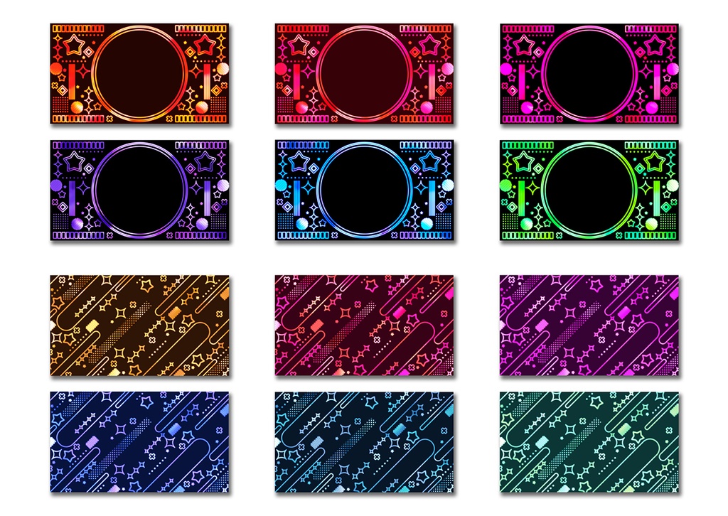 背景素材 024/ネオン02