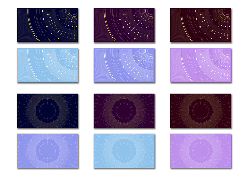 背景素材 026/星図イメージ 02