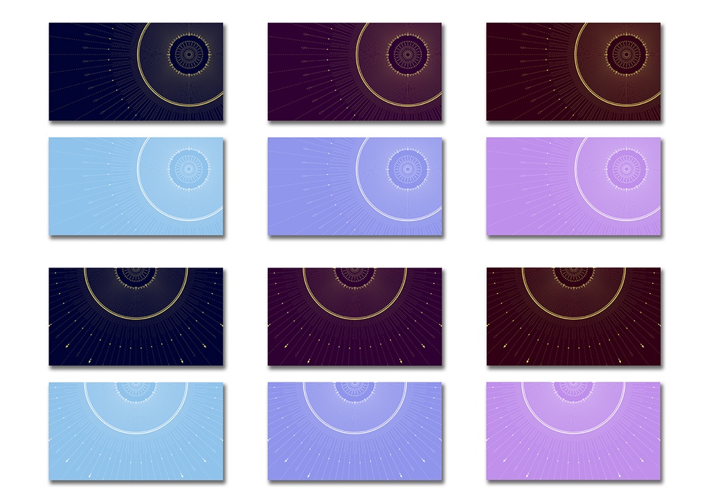 背景素材 026/星図イメージ 02