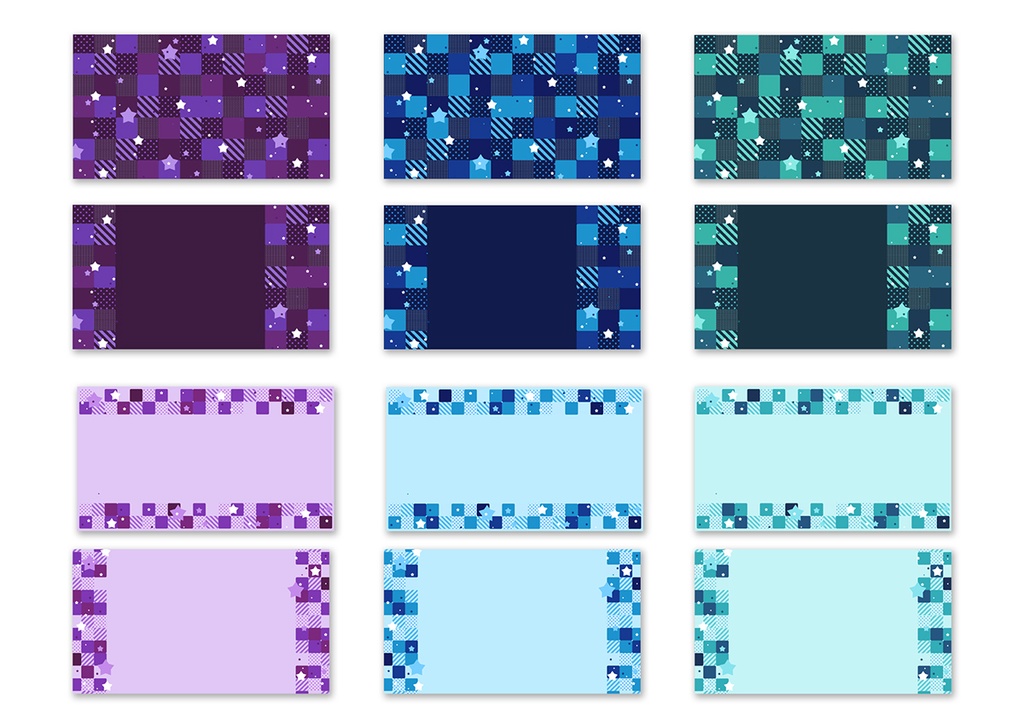 背景素材 027/星もよう 04