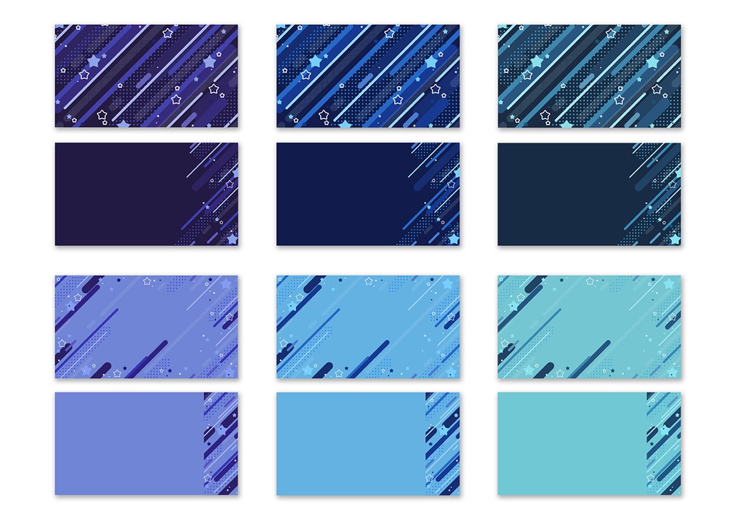 背景素材 027/星もよう 04