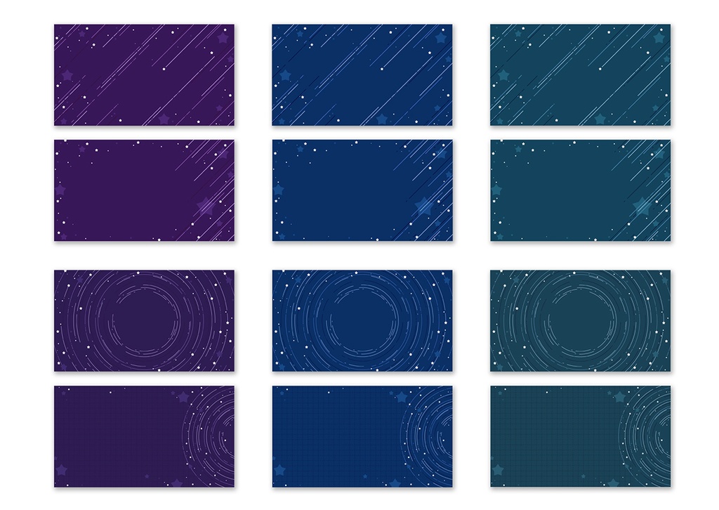 背景素材 027/星もよう 04