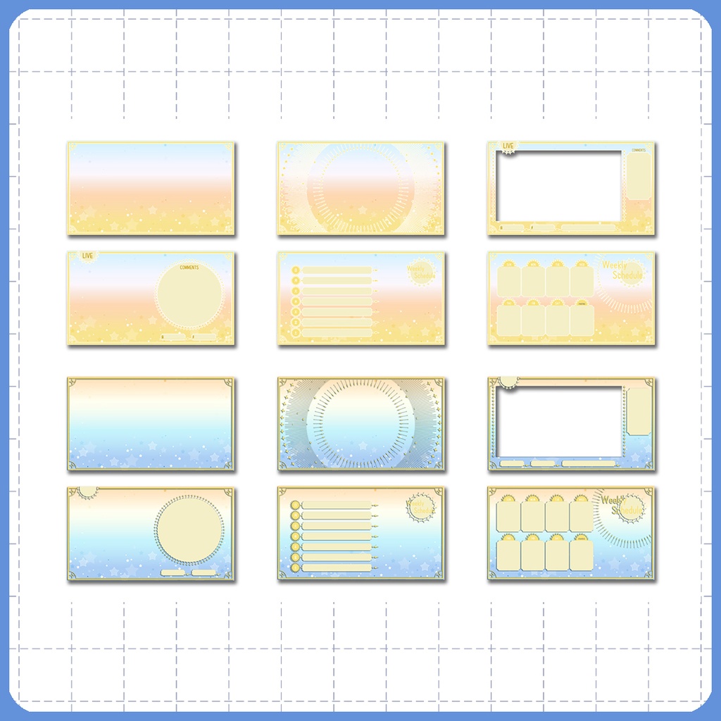 【web用・配信向け】フレームセット004