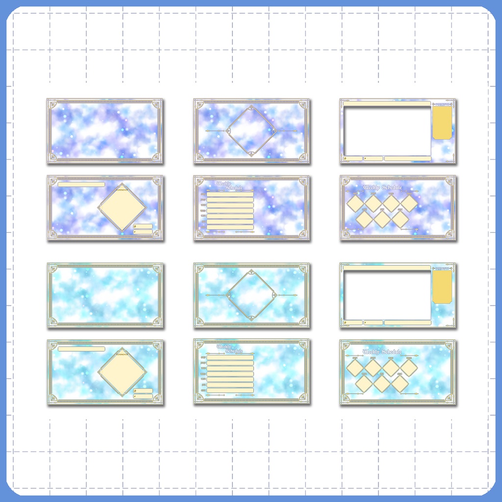 【web用・配信向け】フレームセット005