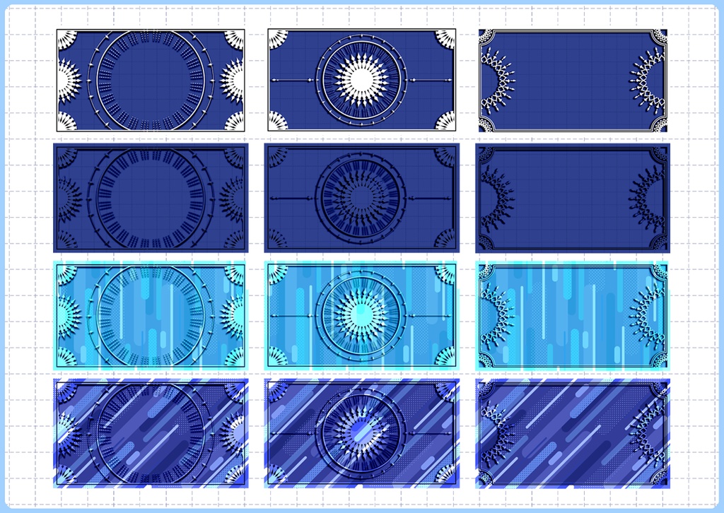 背景素材 033/032アレンジ素材