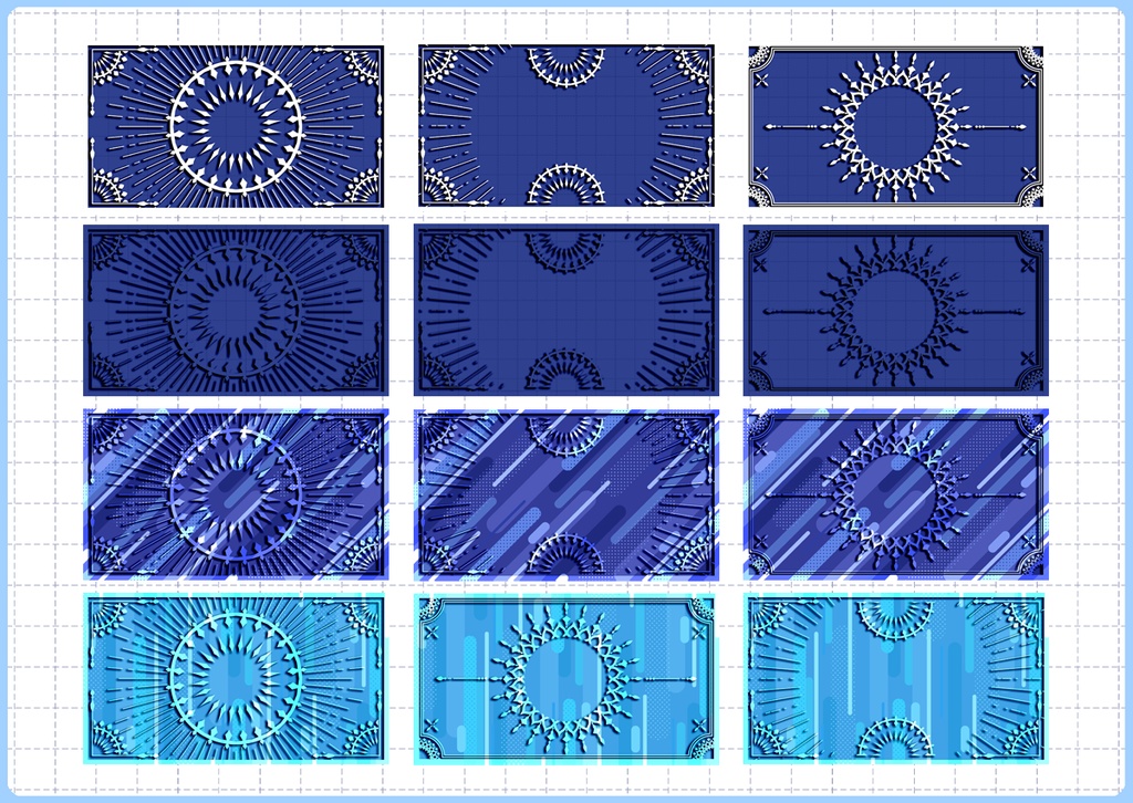 背景素材 033/032アレンジ素材