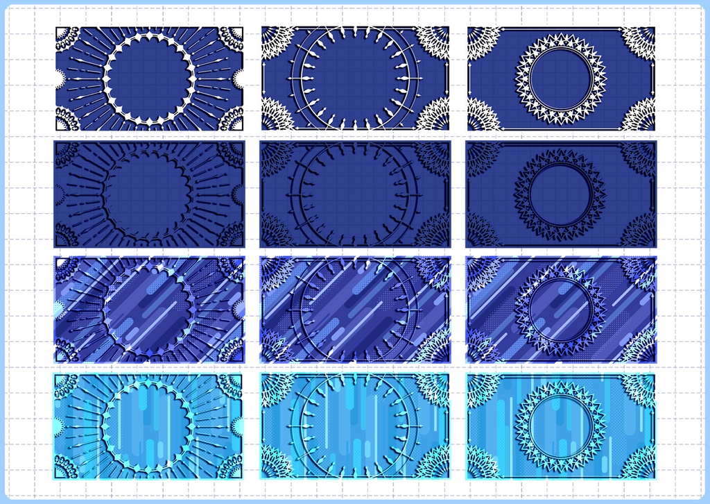 背景素材 033/032アレンジ素材