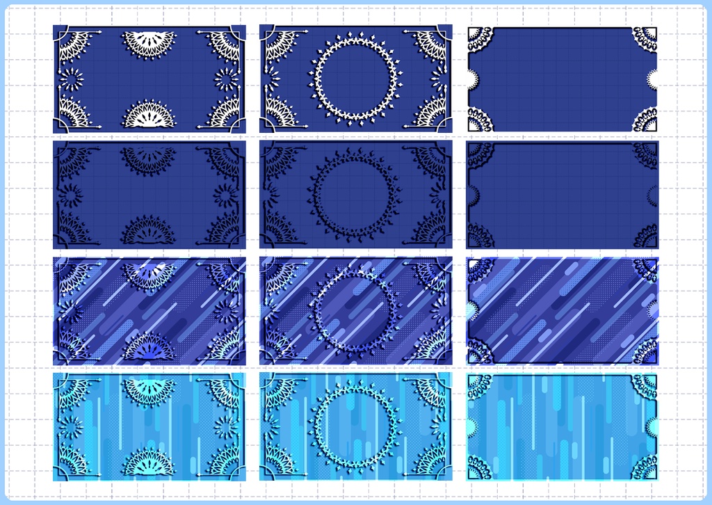 背景素材 033/032アレンジ素材