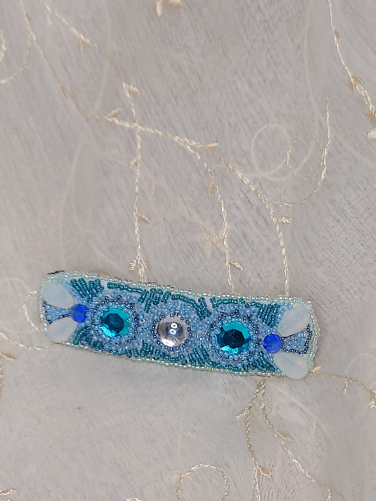 ビーズ刺繍バレッタ11