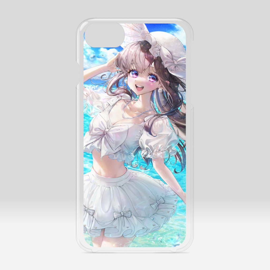 🤍summer🤍クリアiPhoneケース