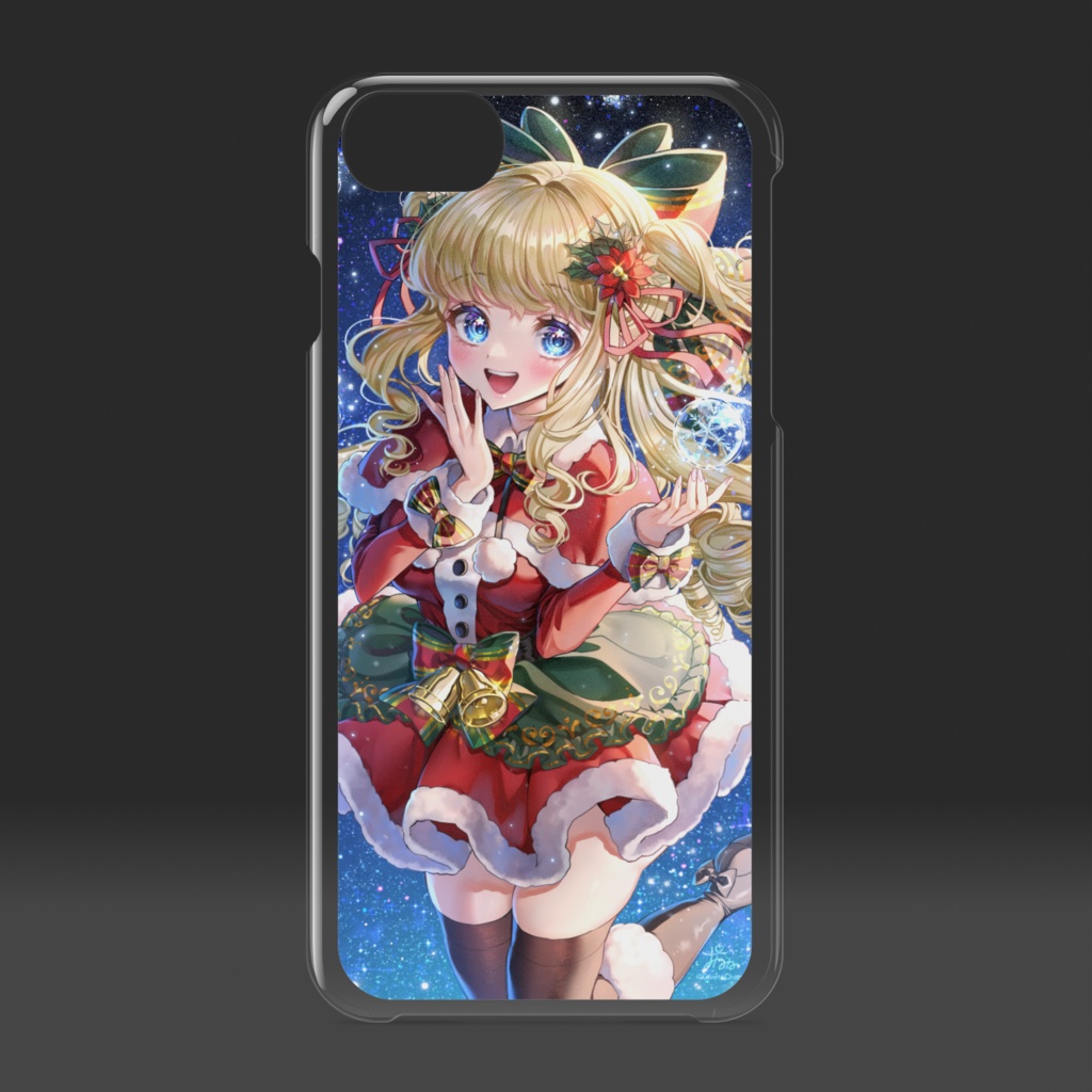 クリスマスちゃん🎄クリアiPhoneケース