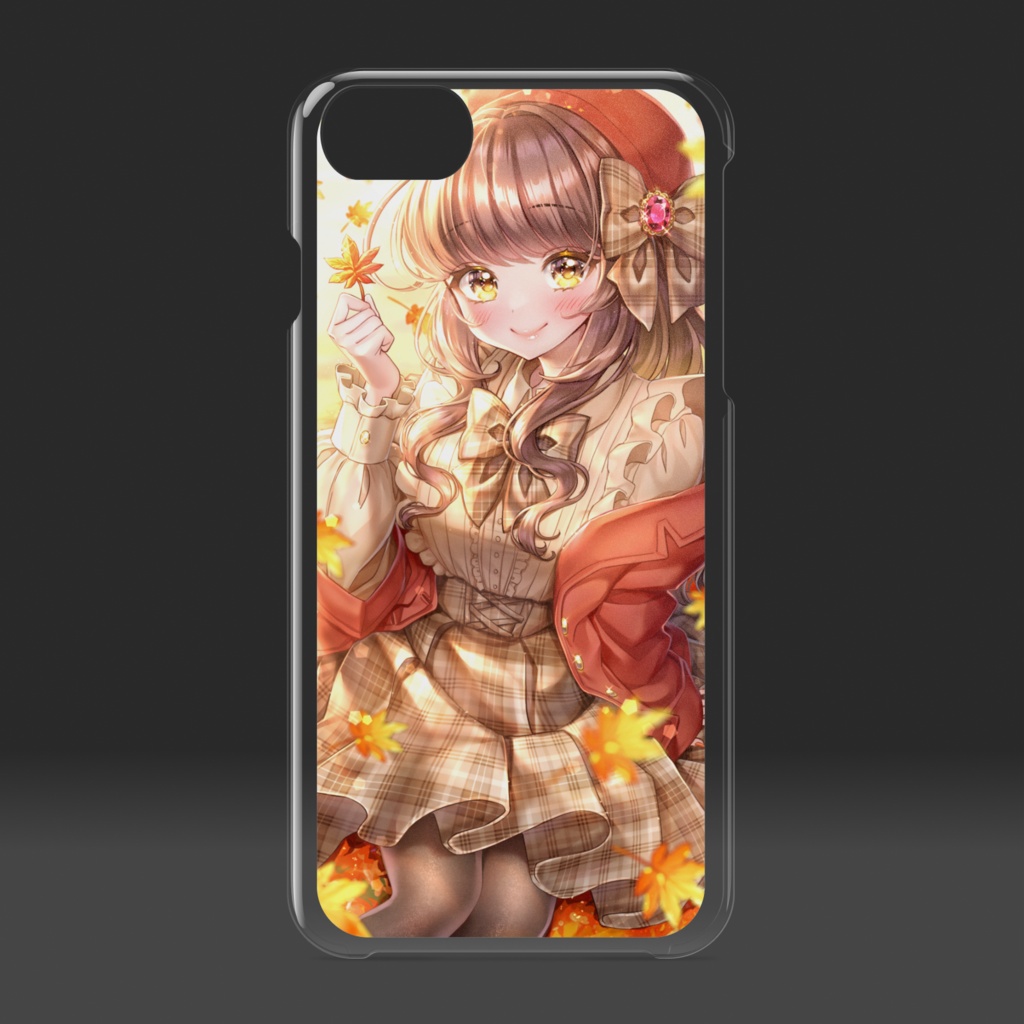 紅葉ちゃん🍁クリアiPhoneケース