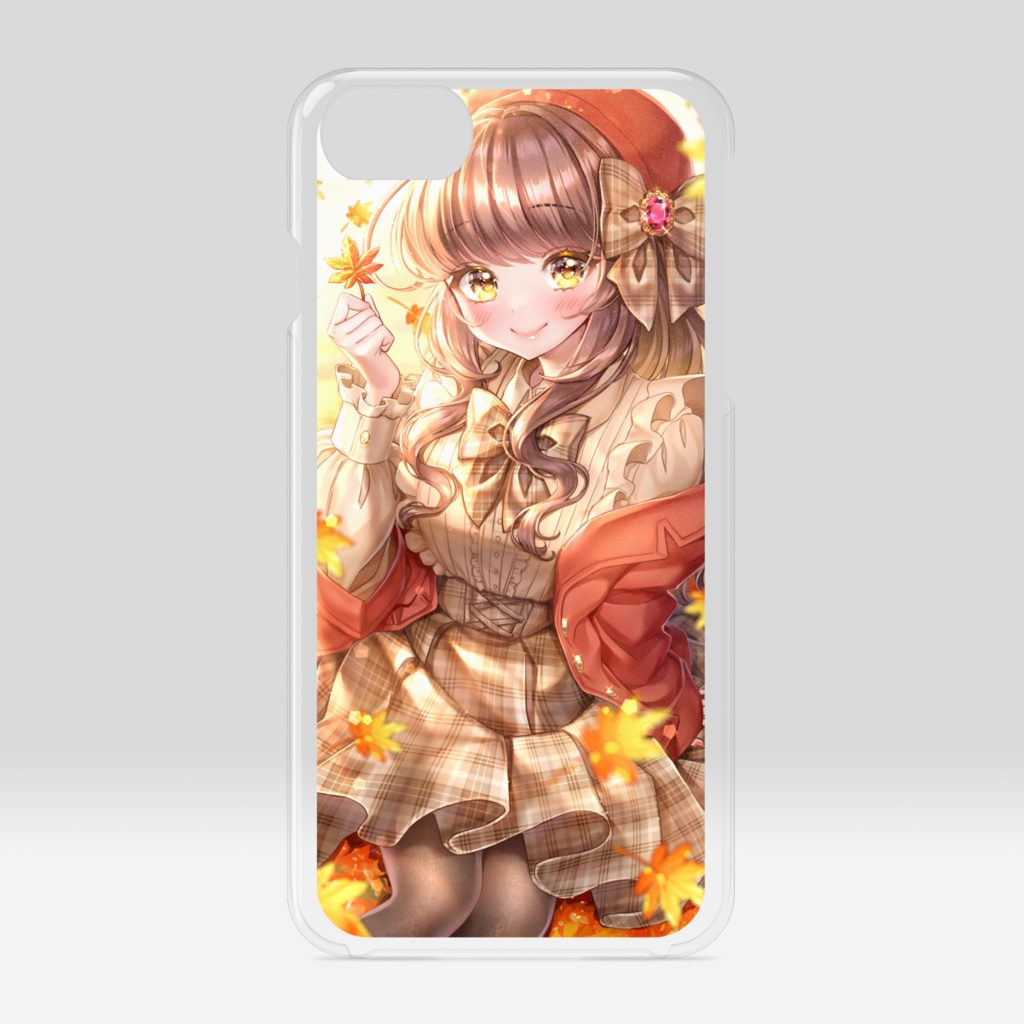 紅葉ちゃん🍁クリアiPhoneケース