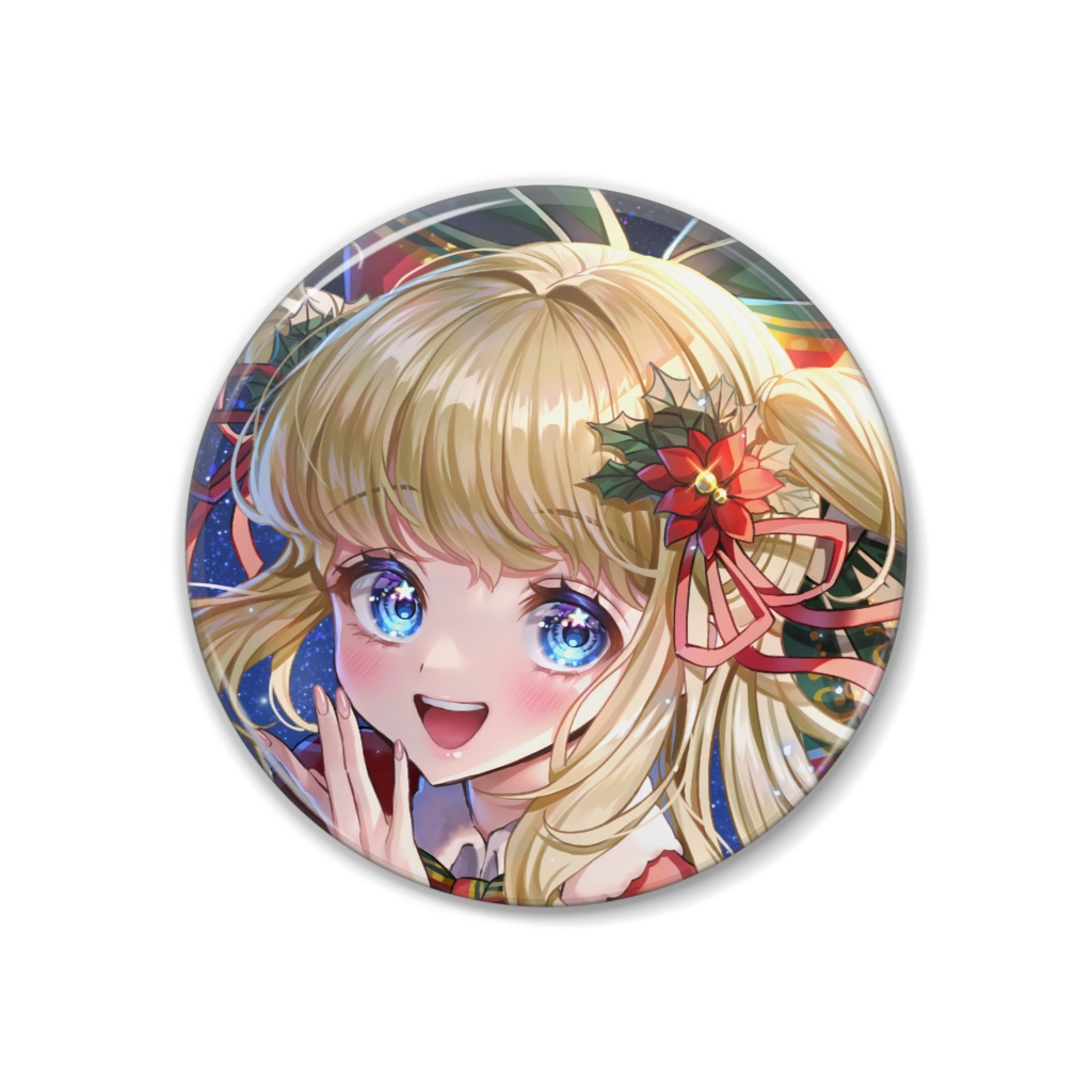 クリスマスちゃん🎄缶バッジ