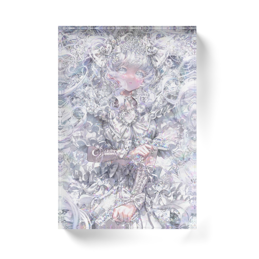 🤍白ちゃん🤍アクリルブロック