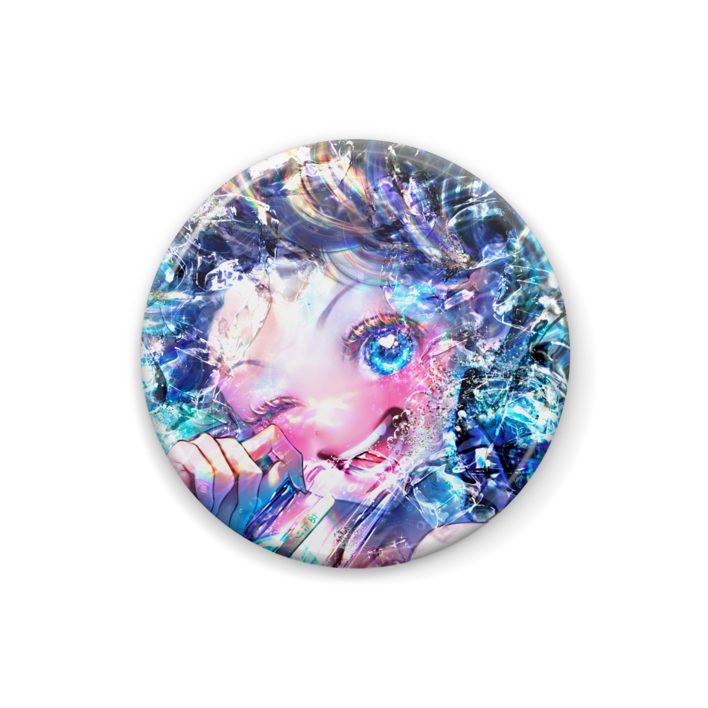 🧊氷ダイブちゃん🧊缶バッジ