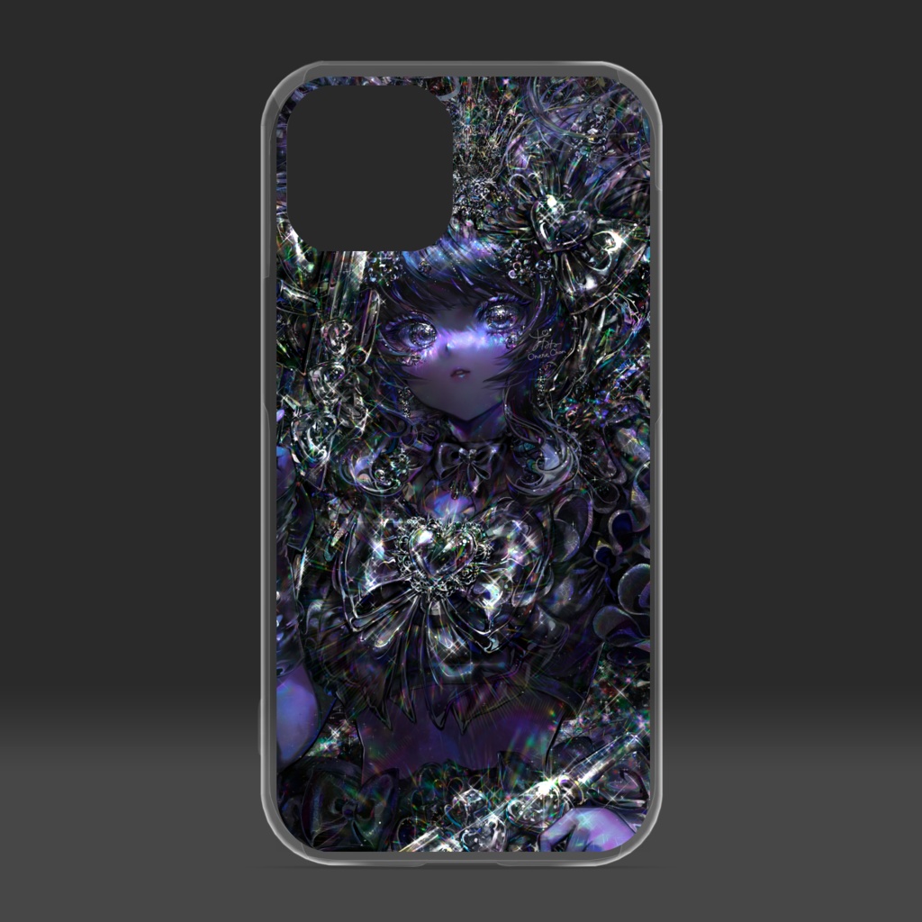 黒ちゃんクリアiPhoneケース