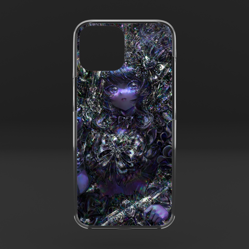 🖤黒ちゃん🖤 クリアiPhoneケース - iPhone 15〜14