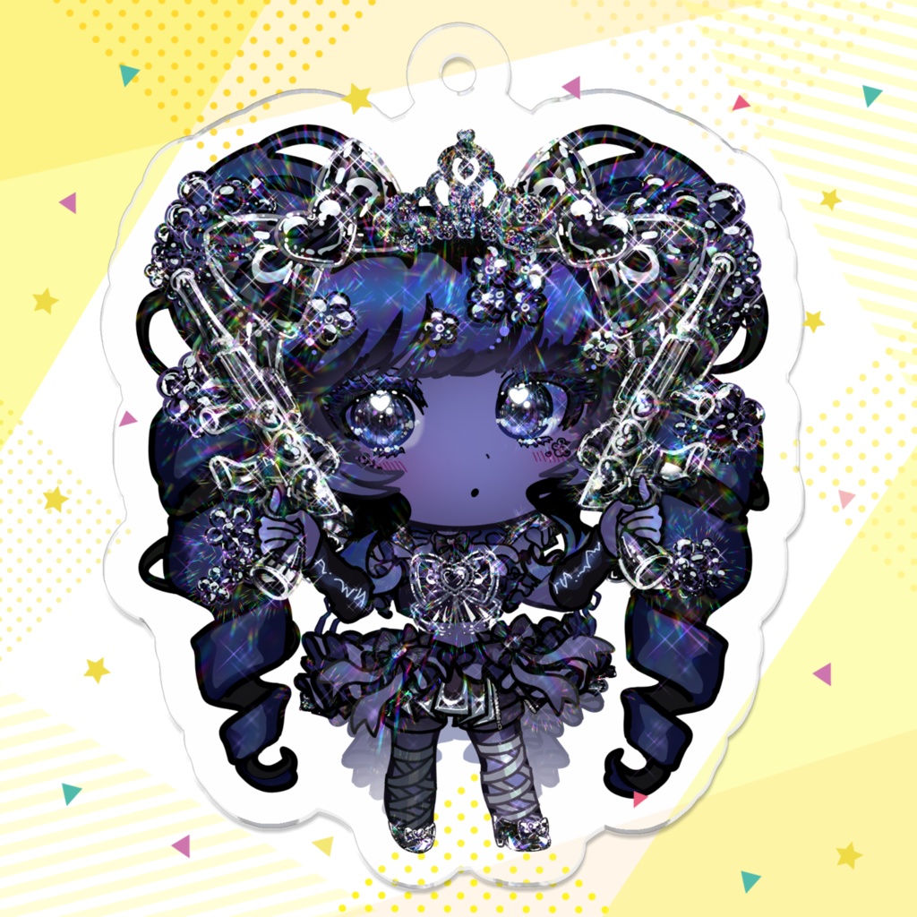 🖤黒ちゃん🖤ミニ🖤アクリルキーホルダー