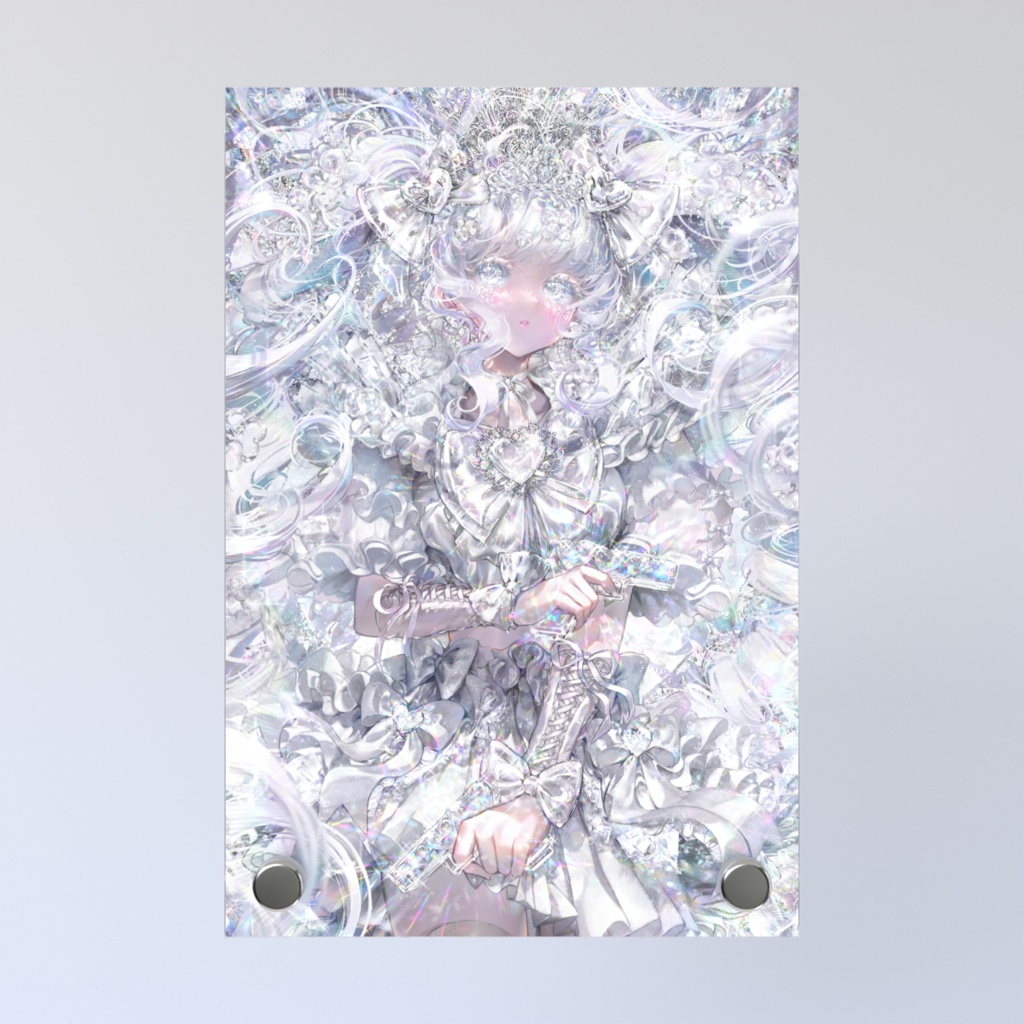 🤍白ちゃんアクリルフォトパネル/White Chan Acrylic photo panel