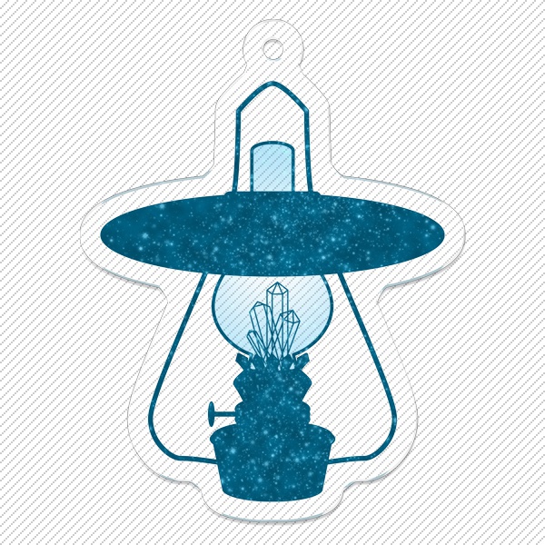 鉱石ランプ キーホルダー