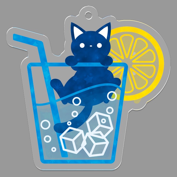 ソーダと猫 キーホルダー