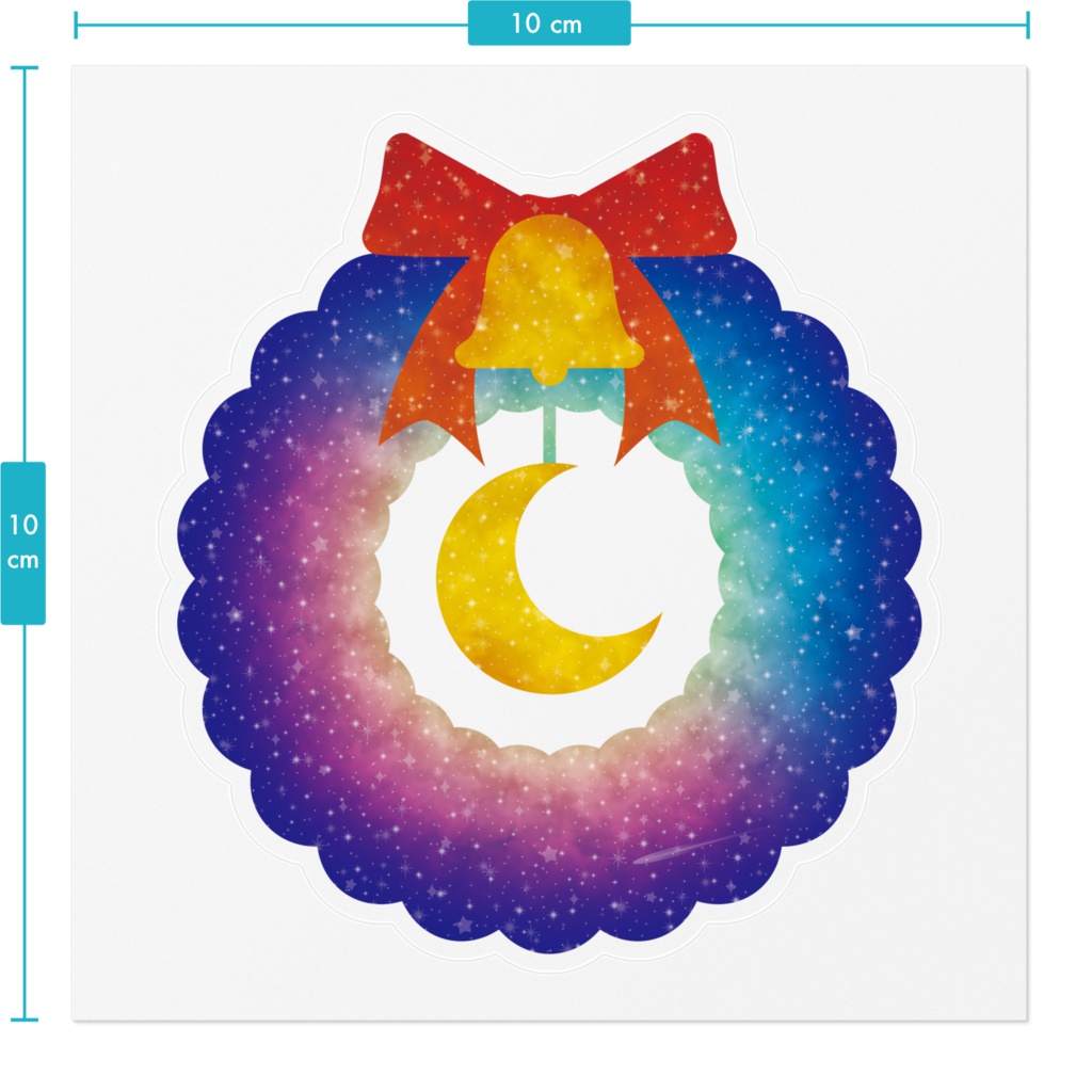 宇宙リース クリアステッカー