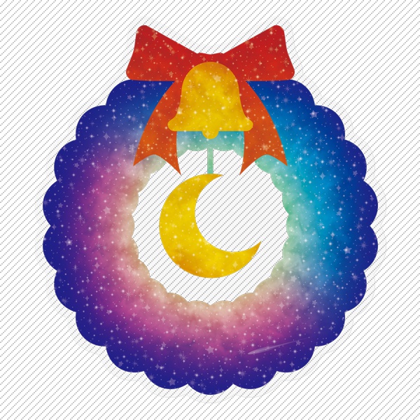 宇宙リース クリアステッカー