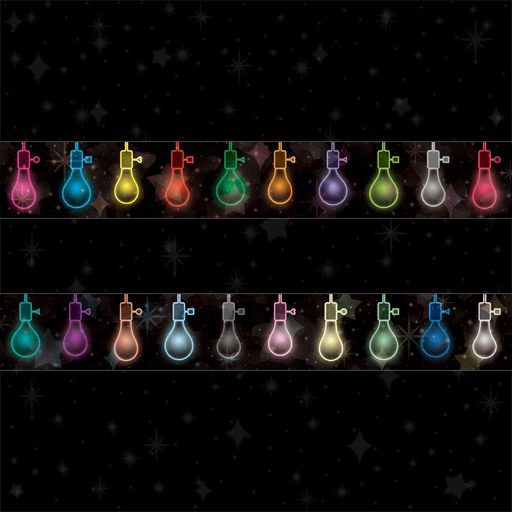 ネオン電球 マスキングテープ