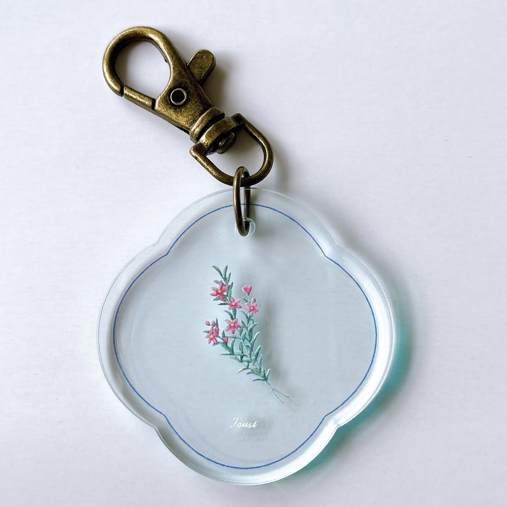 アクリルキーホルダー(サザンクロス・ゼフィランサス)