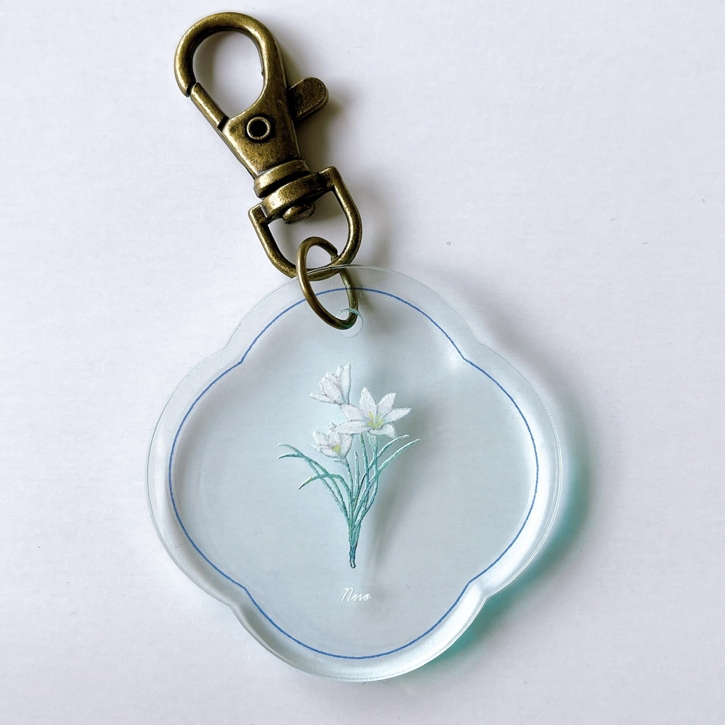 アクリルキーホルダー(サザンクロス・ゼフィランサス)