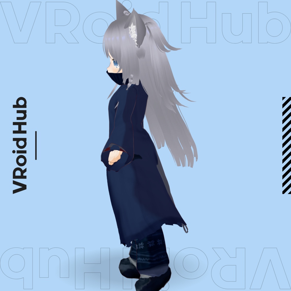 【無料】きつのこ(kitsunoko)  VRMアバター - ﾌﾟﾗｸﾝﾄﾝ - 2/5