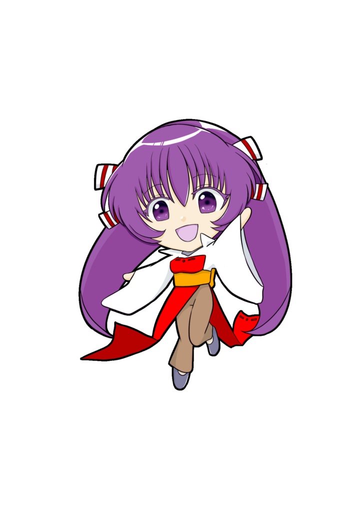 アクリルキーホルダー「紫雲」