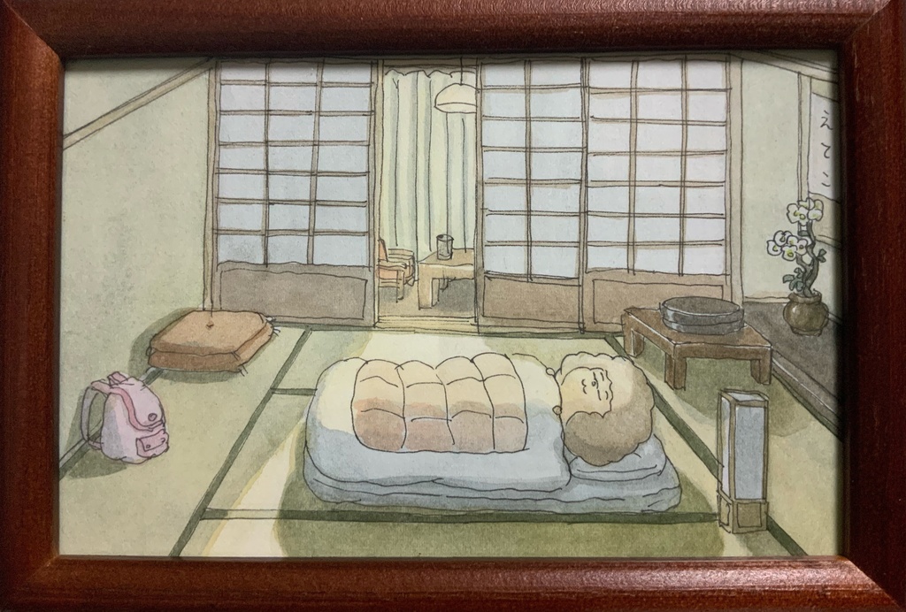 「えてこ」ポストカードサイズ原画