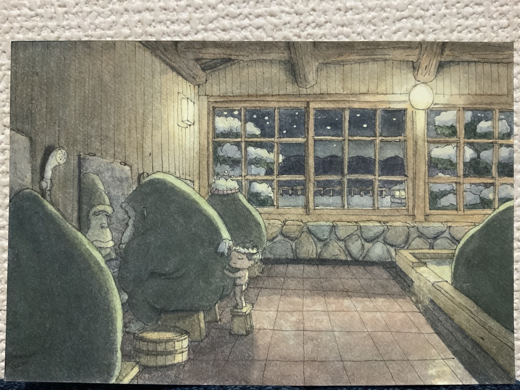 「ごりらの3すけ」原画　ポストカードサイズ