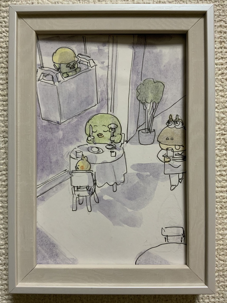 原画「ゴンドラの習作」